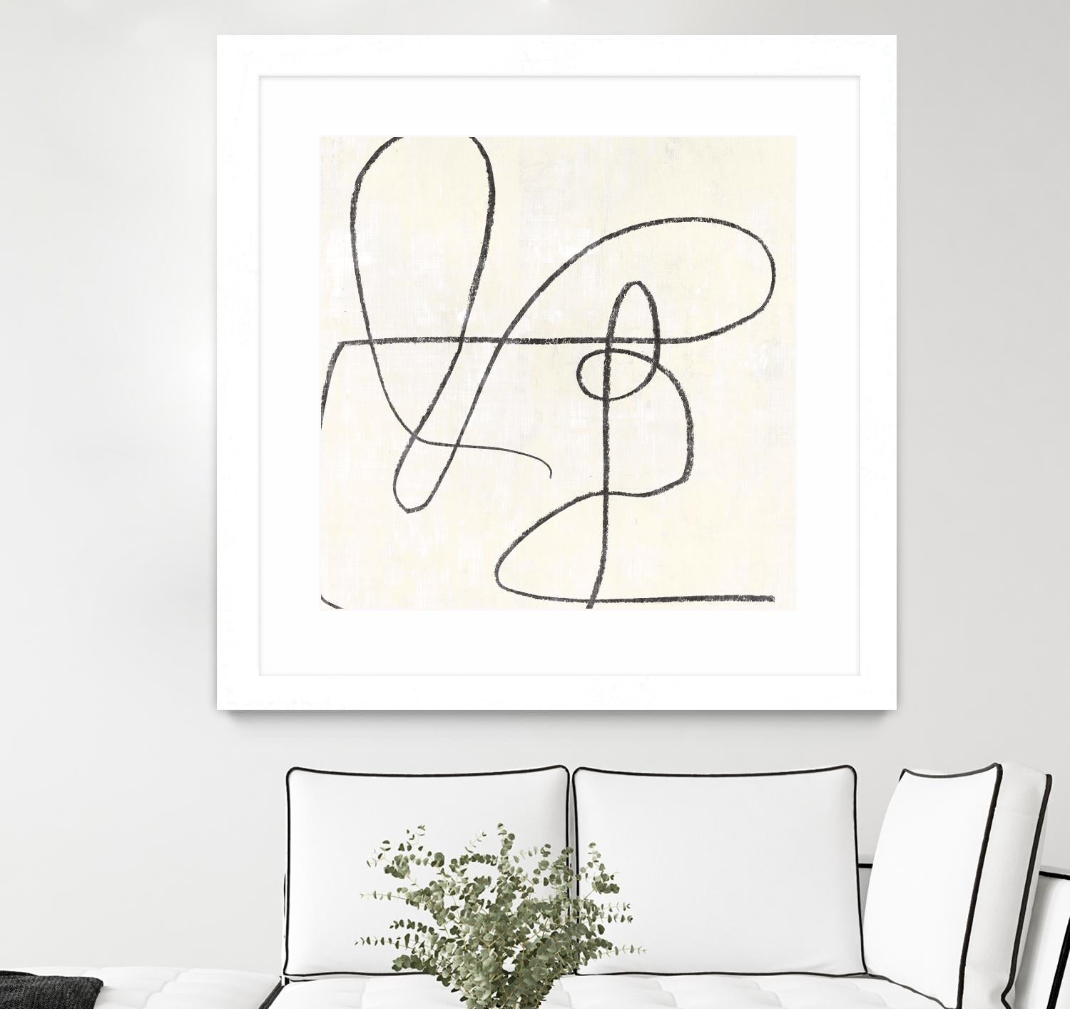 Juxtaposing by Pi Studio on GIANT ART - white linear linear art