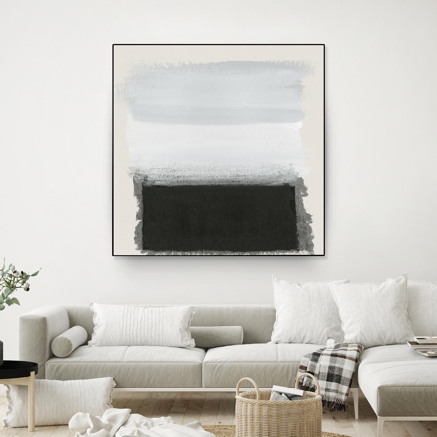 Star Night Interlude by PI Studio on GIANT ART - white abstract rothko