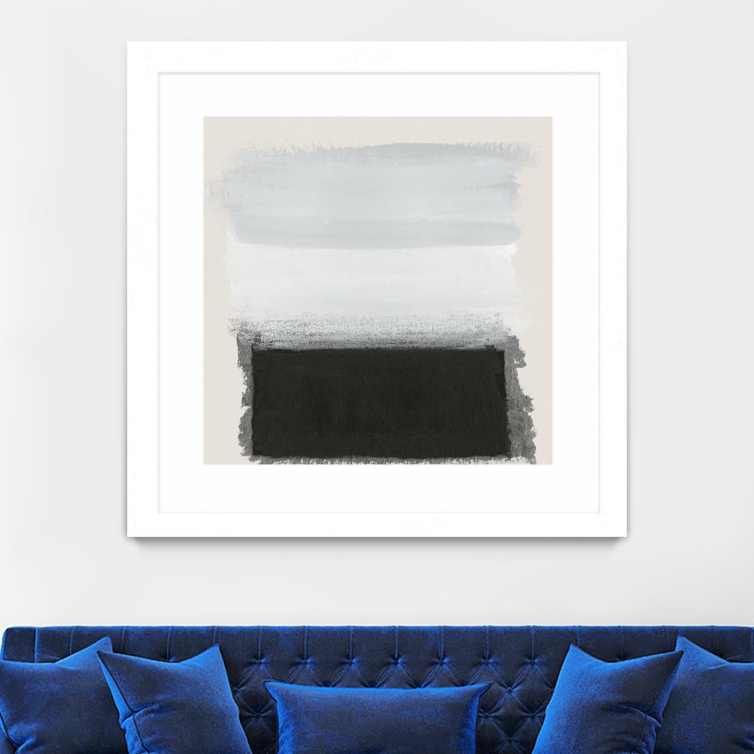 Star Night Interlude by PI Studio on GIANT ART - white abstract rothko