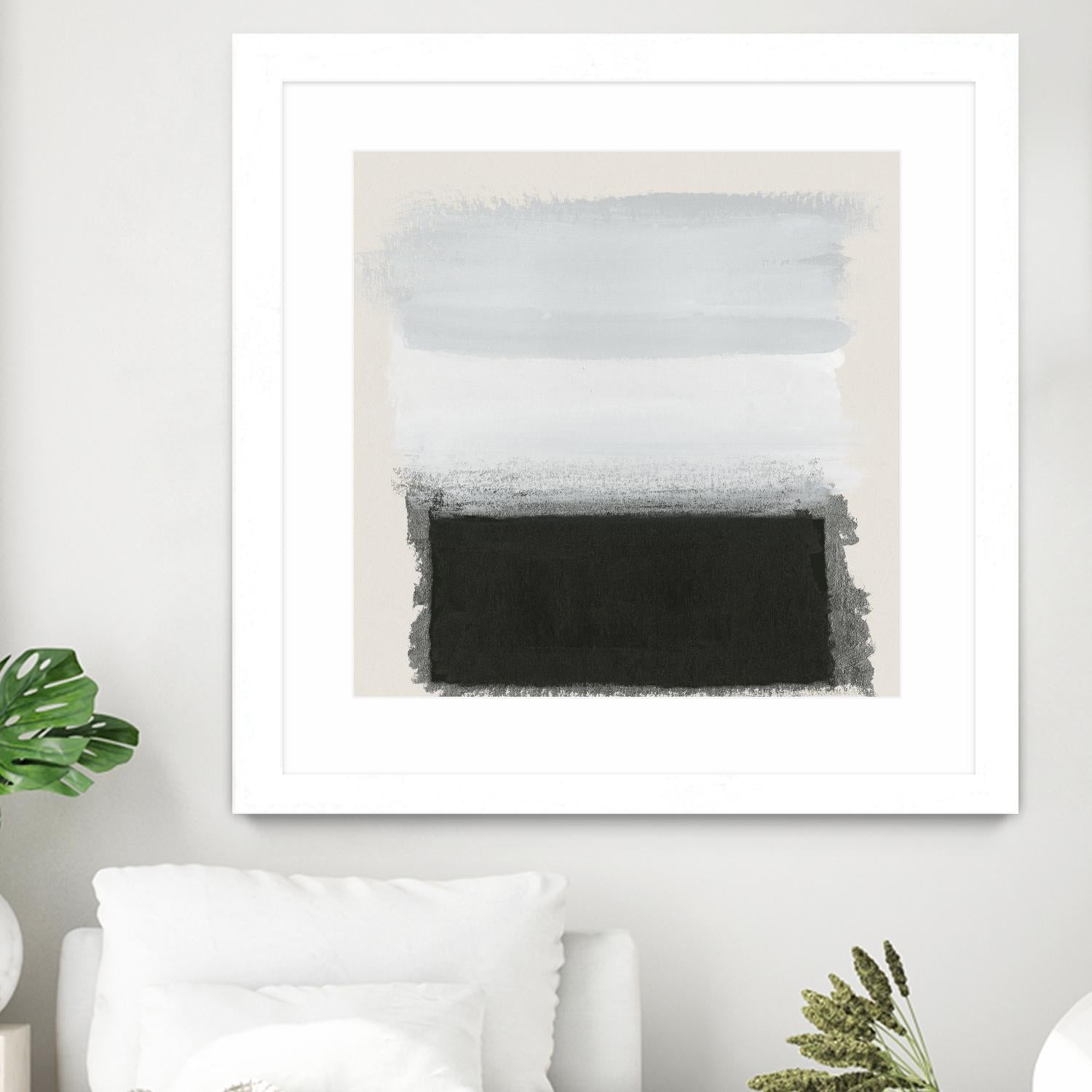Star Night Interlude by PI Studio on GIANT ART - white abstract rothko