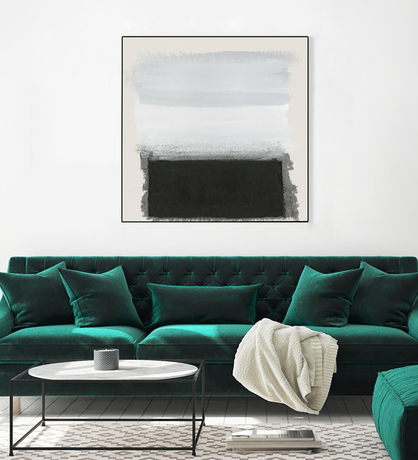 Star Night Interlude by PI Studio on GIANT ART - white abstract rothko