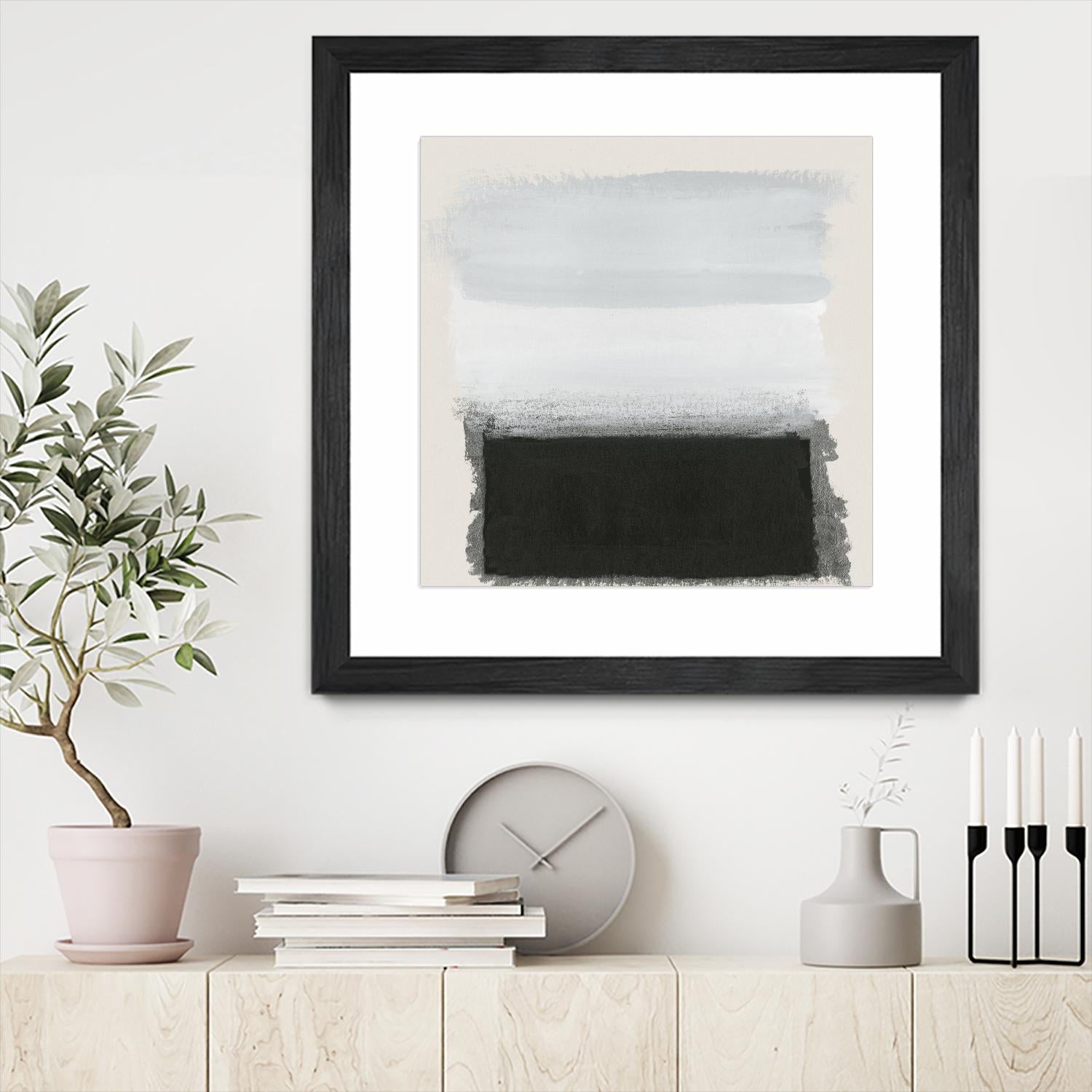 Star Night Interlude by PI Studio on GIANT ART - white abstract rothko