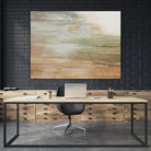 Gold & Blush Coast by PI Studio on GIANT ART - green abstract