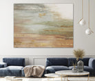 Gold & Blush Coast by PI Studio on GIANT ART - green abstract