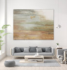 Gold & Blush Coast by PI Studio on GIANT ART - green abstract