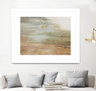 Gold & Blush Coast by PI Studio on GIANT ART - green abstract