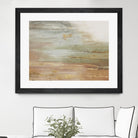 Gold & Blush Coast by PI Studio on GIANT ART - green abstract
