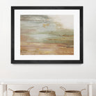 Gold & Blush Coast by PI Studio on GIANT ART - green abstract