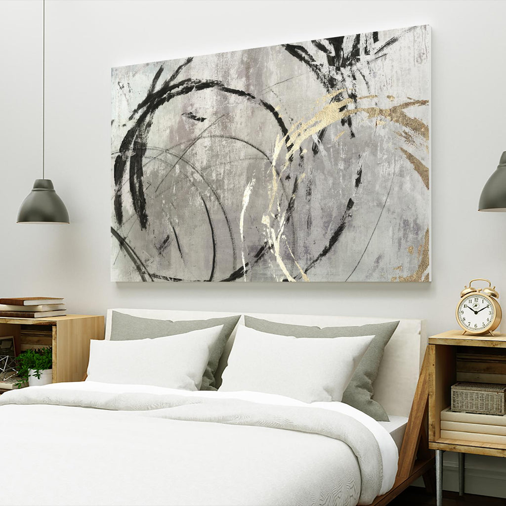 Grey Abstract I by PI Studio on GIANT ART - black abstract