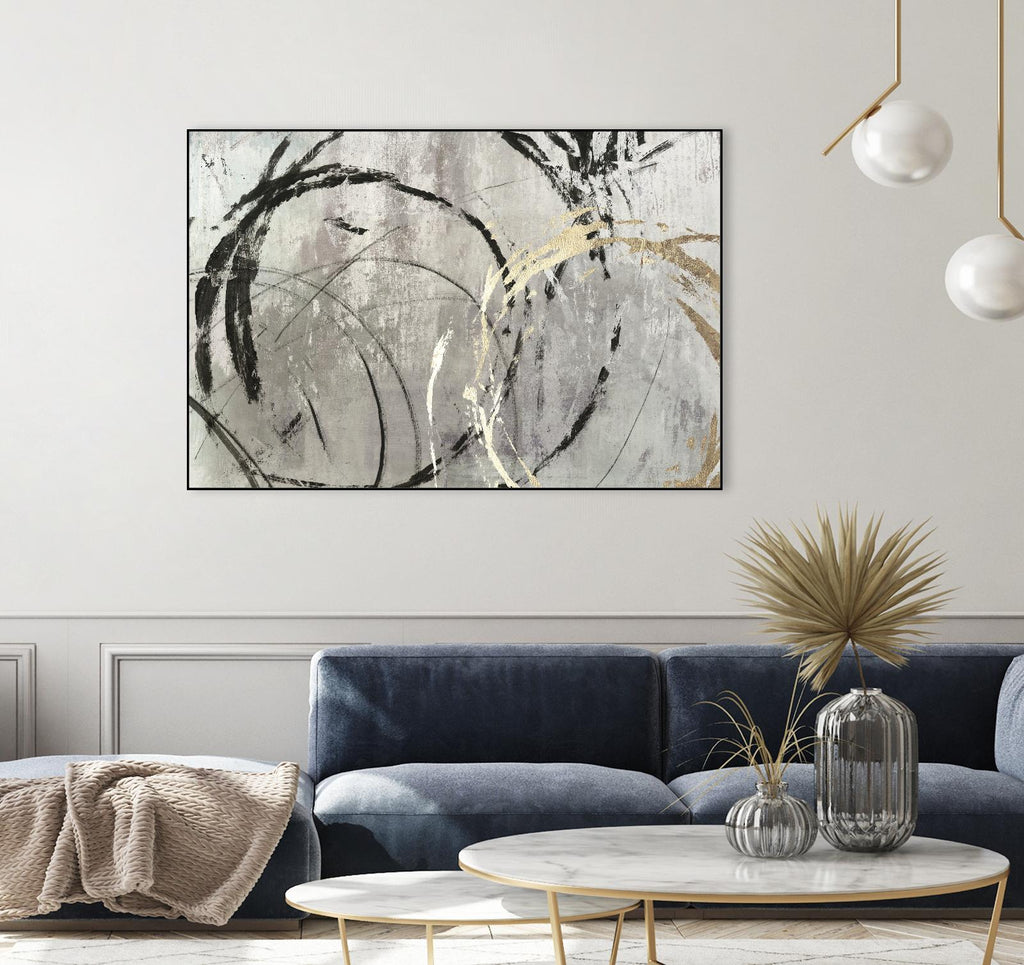 Grey Abstract I by PI Studio on GIANT ART - black abstract