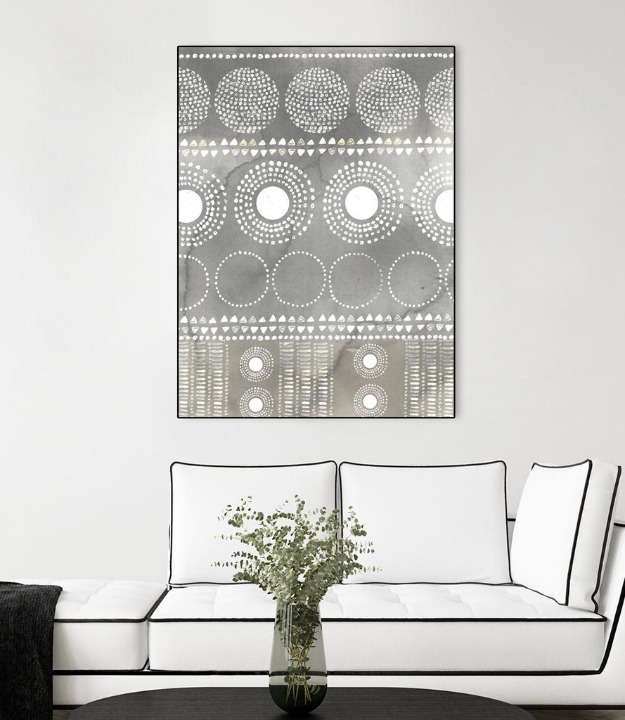 African I Neutral Version by PI Studio on GIANT ART - white abstract