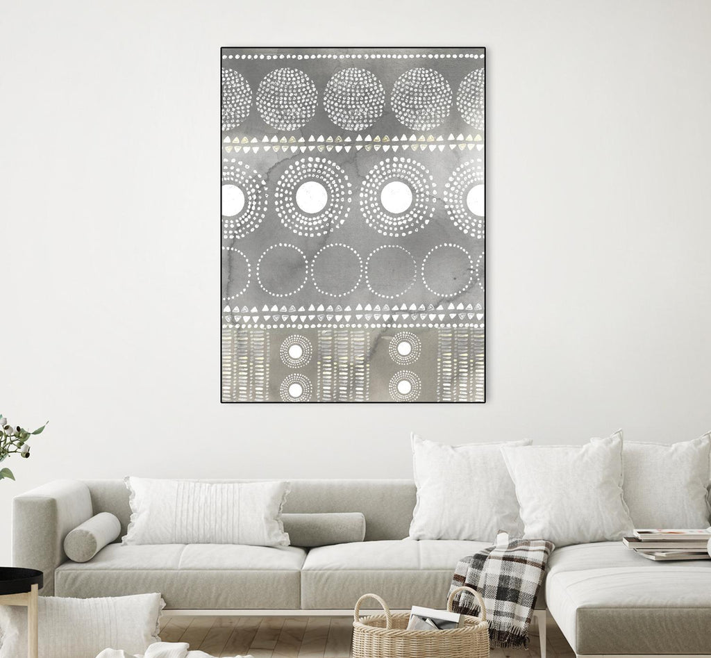 African I Neutral Version by PI Studio on GIANT ART - white abstract