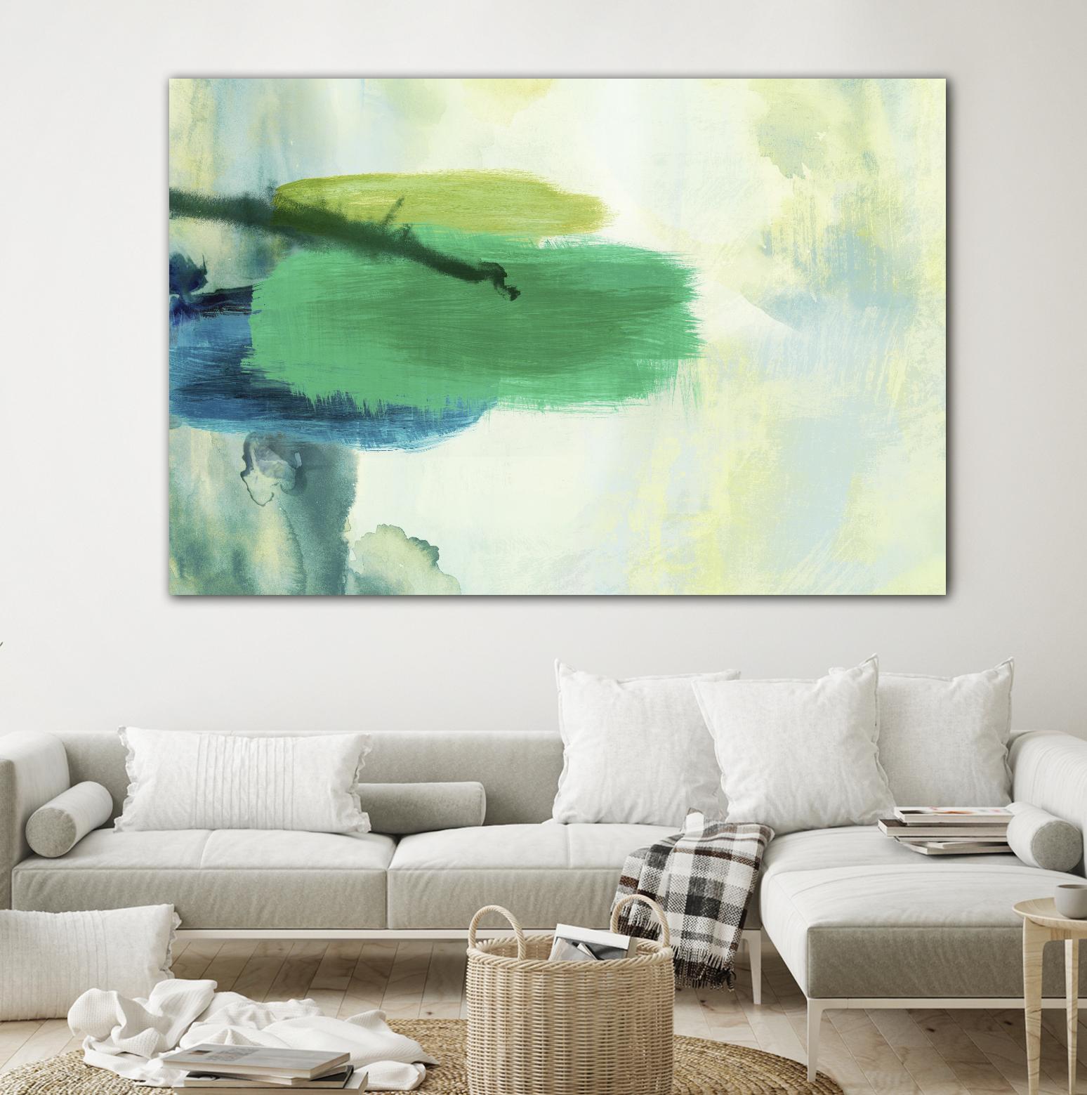 Resistant by PI Studio on GIANT ART - green abstract