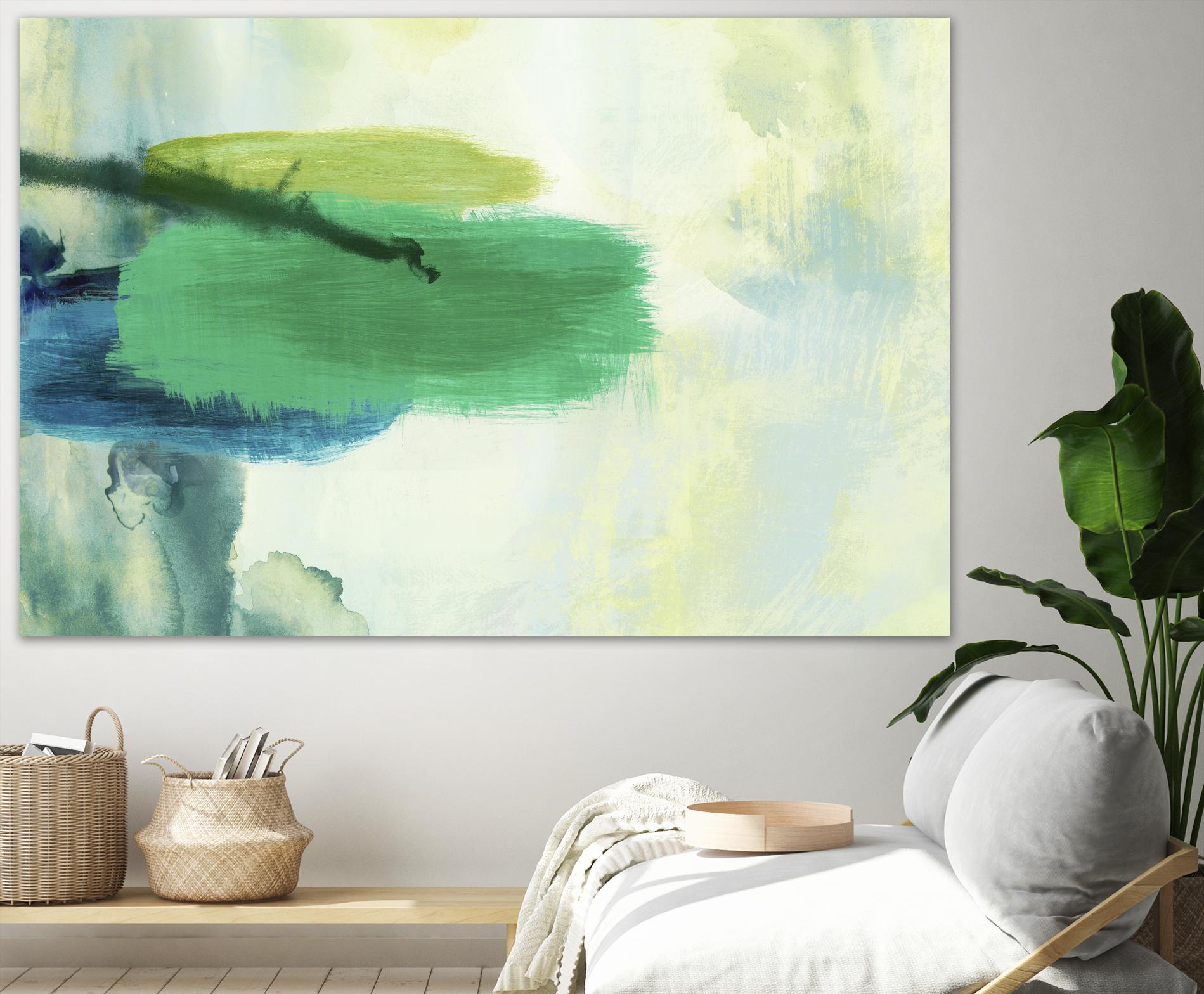 Resistant by PI Studio on GIANT ART - green abstract