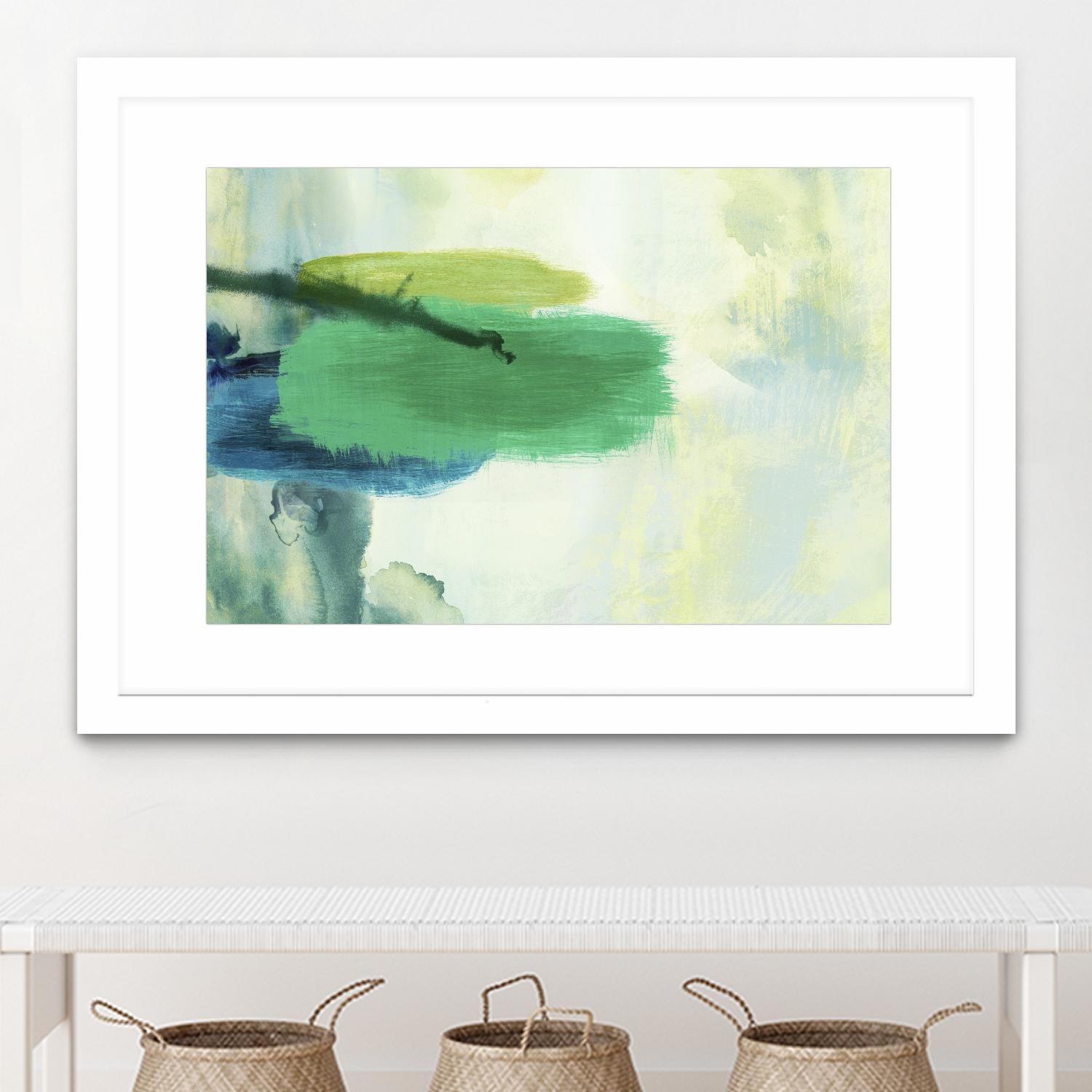 Resistant by PI Studio on GIANT ART - green abstract