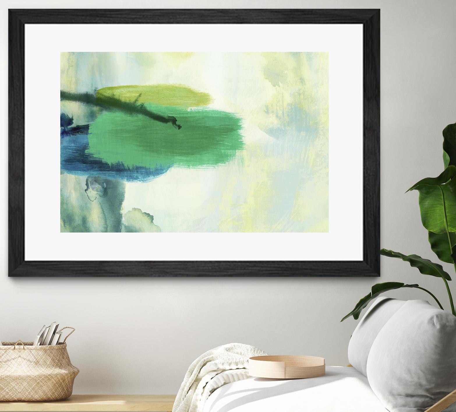 Resistant by PI Studio on GIANT ART - green abstract