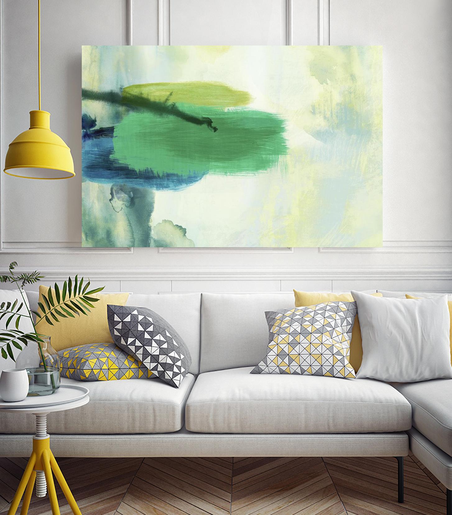 Resistant by PI Studio on GIANT ART - green abstract