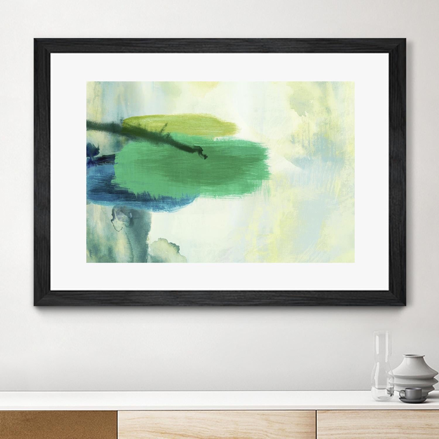 Resistant by PI Studio on GIANT ART - green abstract