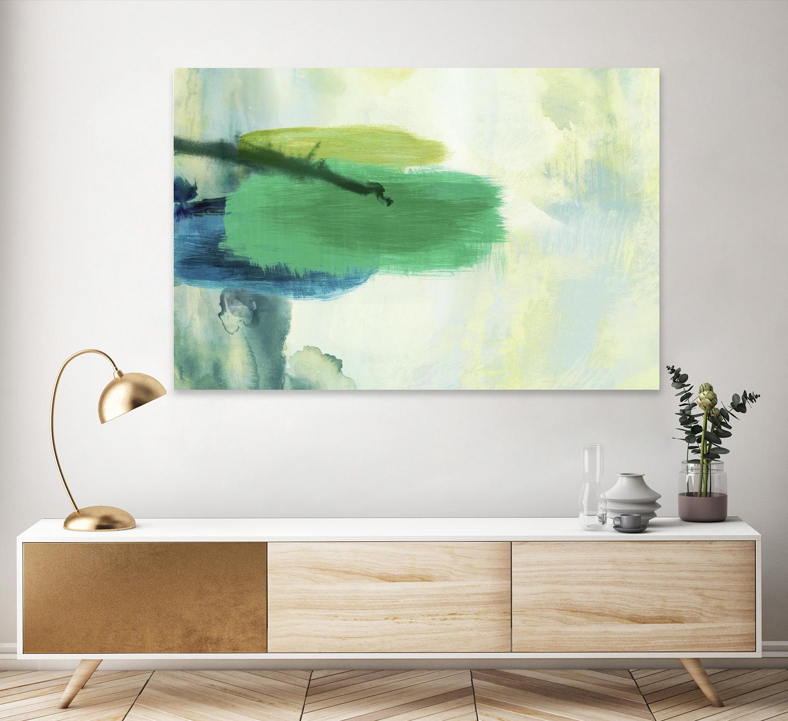 Resistant by PI Studio on GIANT ART - green abstract