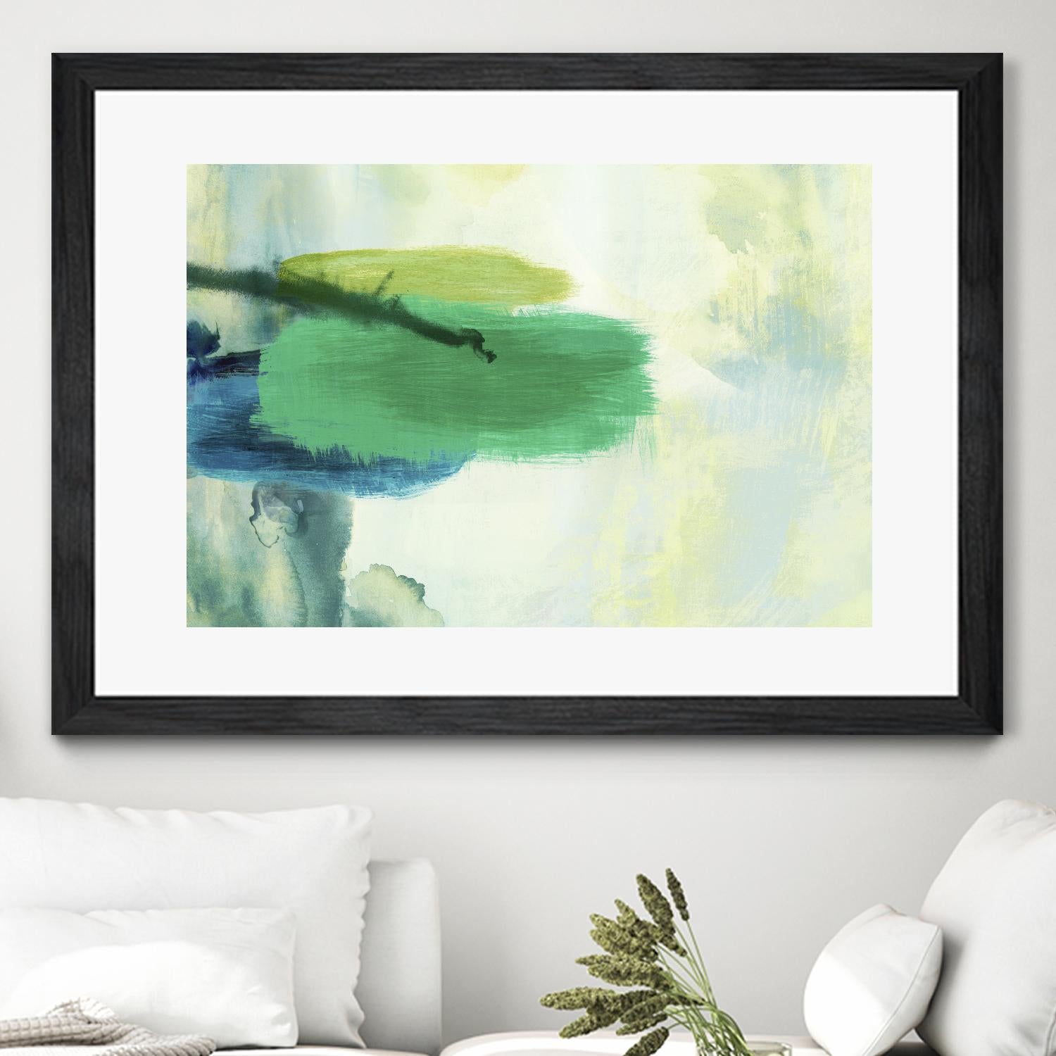 Resistant by PI Studio on GIANT ART - green abstract