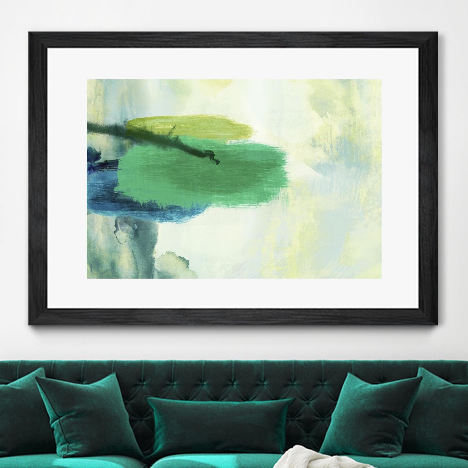 Resistant by PI Studio on GIANT ART - green abstract