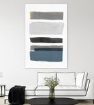 stacked Stripes I by Pi  Studio  on GIANT ART - gold shapes stripes