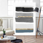 Stacked Stripes III by PI Studio  on GIANT ART - gold shapes stripes