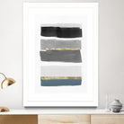 Stacked Stripes III by PI Studio  on GIANT ART - gold shapes stripes