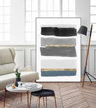 Stacked Stripes III by PI Studio  on GIANT ART - gold shapes stripes