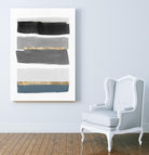 Stacked Stripes III by PI Studio  on GIANT ART - gold shapes stripes