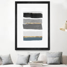 Stacked Stripes III by PI Studio  on GIANT ART - gold shapes stripes