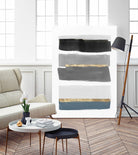 Stacked Stripes III by PI Studio  on GIANT ART - gold shapes stripes