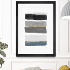 Stacked Stripes III by PI Studio  on GIANT ART - gold shapes stripes