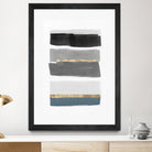 Stacked Stripes III by PI Studio  on GIANT ART - gold shapes stripes