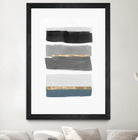 Stacked Stripes III by PI Studio  on GIANT ART - gold shapes stripes