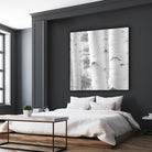 Birches in Grey I by Rick Cotter on GIANT ART - black trees