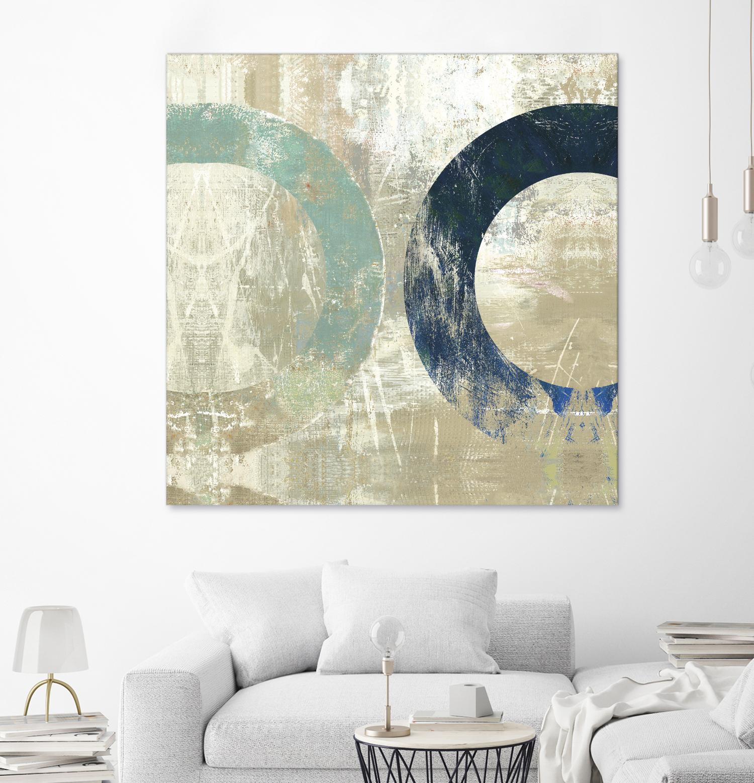 Odeon II by Tom Reeves on GIANT ART - blue abstract