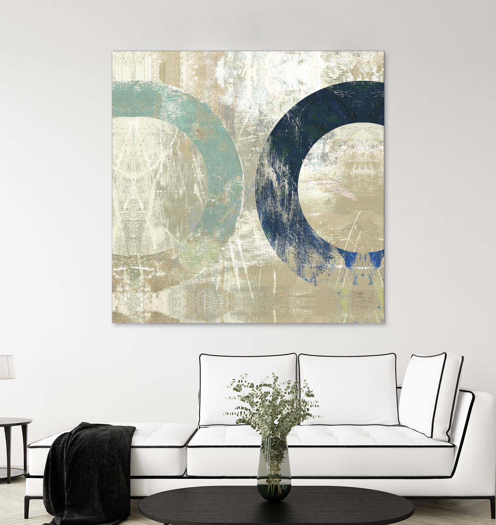 Odeon II by Tom Reeves on GIANT ART - blue abstract