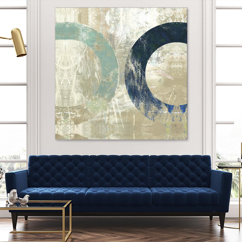 Odeon II by Tom Reeves on GIANT ART - blue abstract