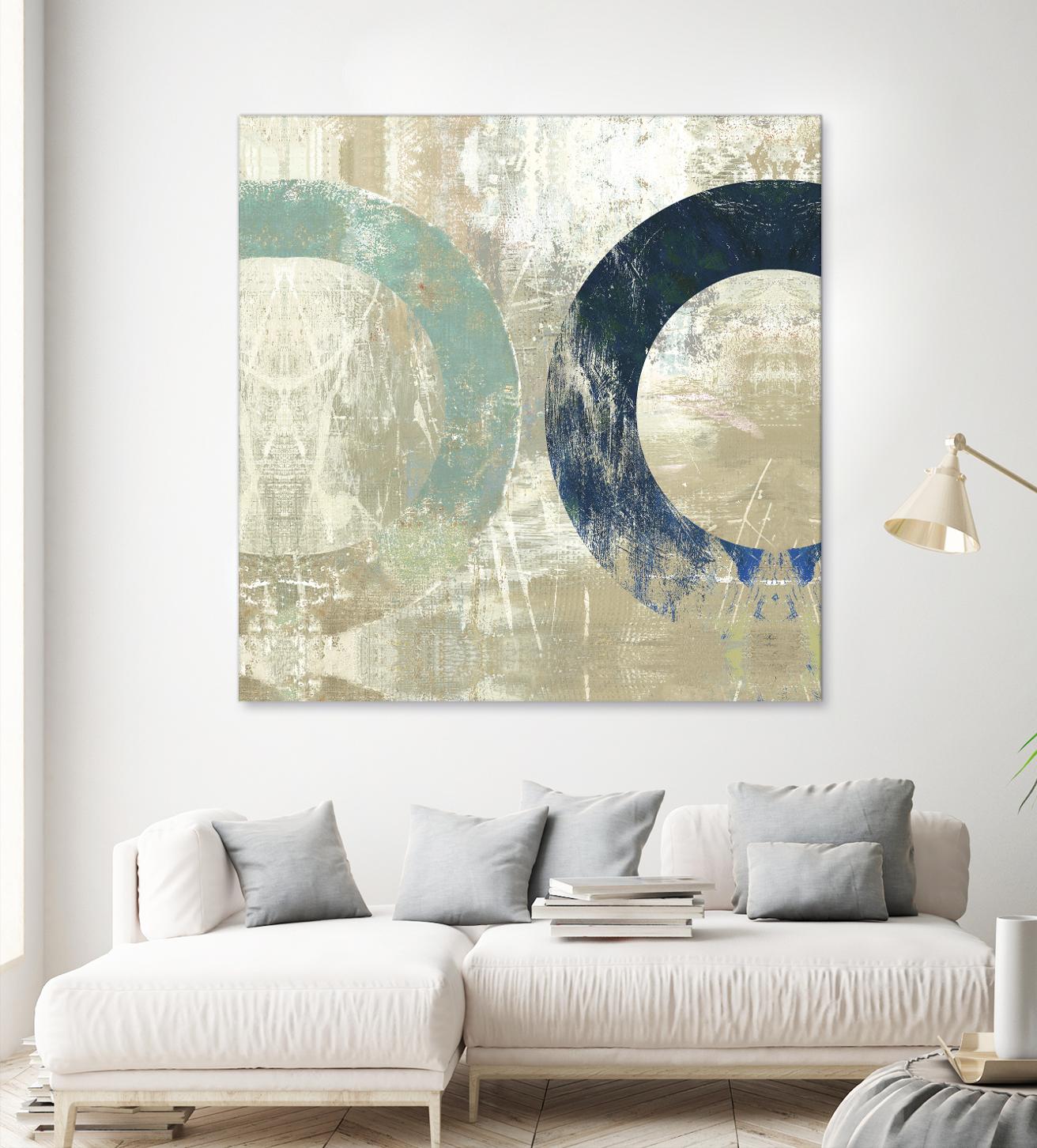 Odeon II by Tom Reeves on GIANT ART - blue abstract