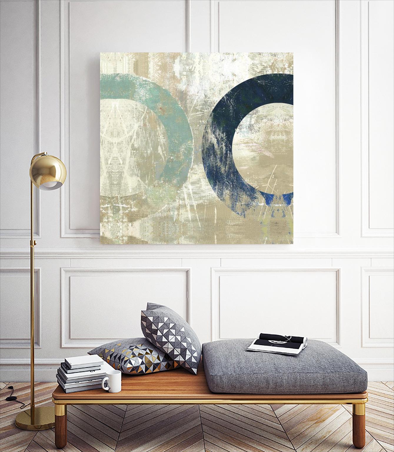 Odeon II by Tom Reeves on GIANT ART - blue abstract