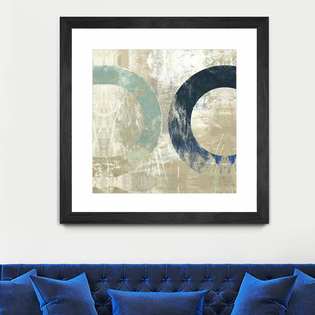 Odeon II by Tom Reeves on GIANT ART - blue abstract