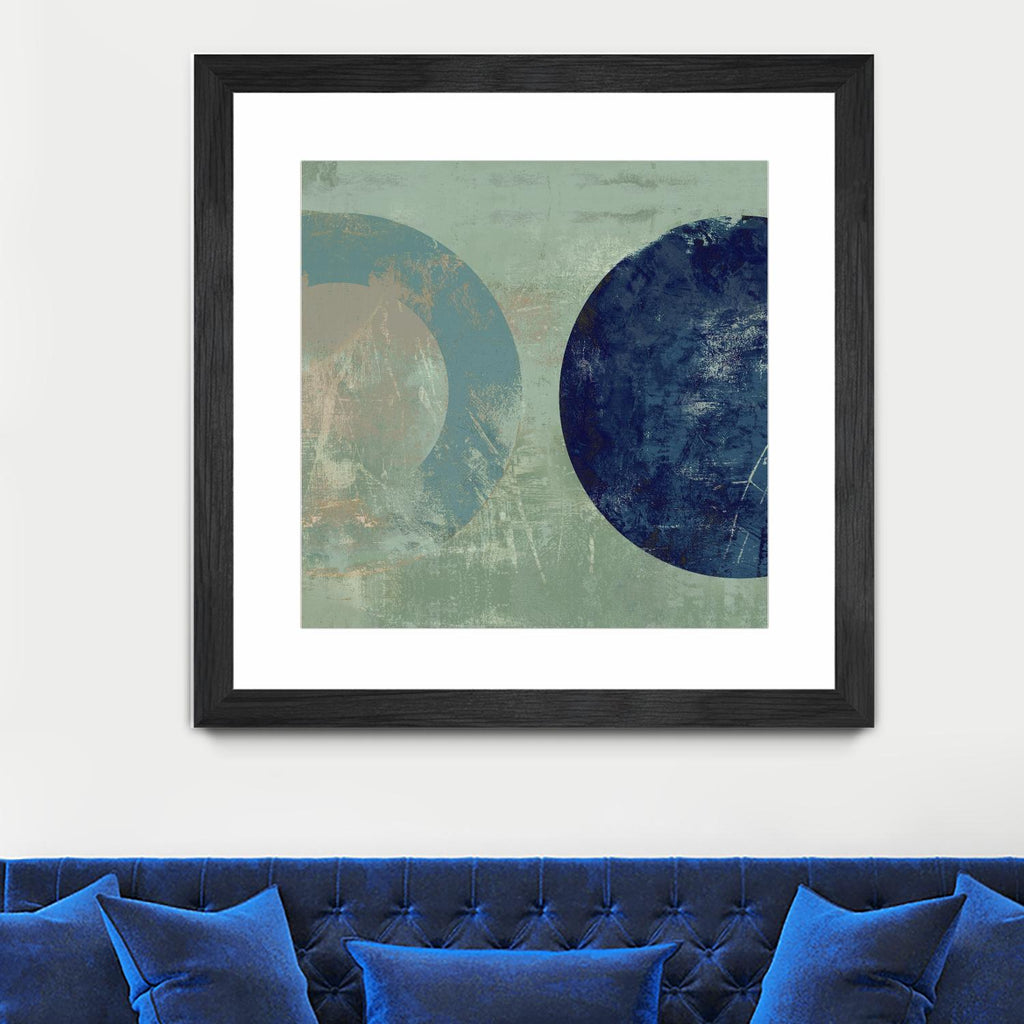 Odeon V by Tom Reeves on GIANT ART - blue abstract