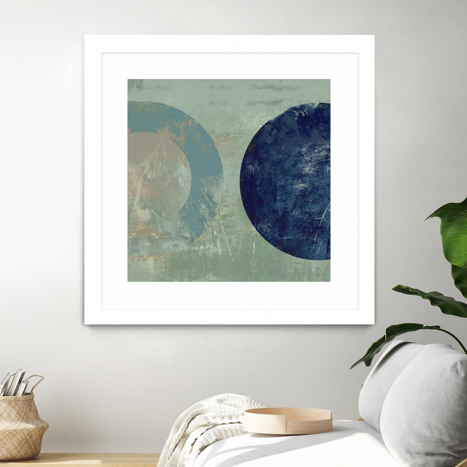 Odeon V by Tom Reeves on GIANT ART - blue abstract