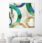 Green Rings I by Tom Reeves on GIANT ART - green abstract