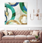 Green Rings I by Tom Reeves on GIANT ART - green abstract