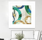 Green Rings I by Tom Reeves on GIANT ART - green abstract