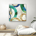 Green Rings I by Tom Reeves on GIANT ART - green abstract