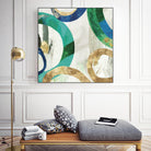 Green Rings I by Tom Reeves on GIANT ART - green abstract