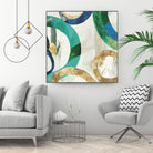 Green Rings I by Tom Reeves on GIANT ART - green abstract